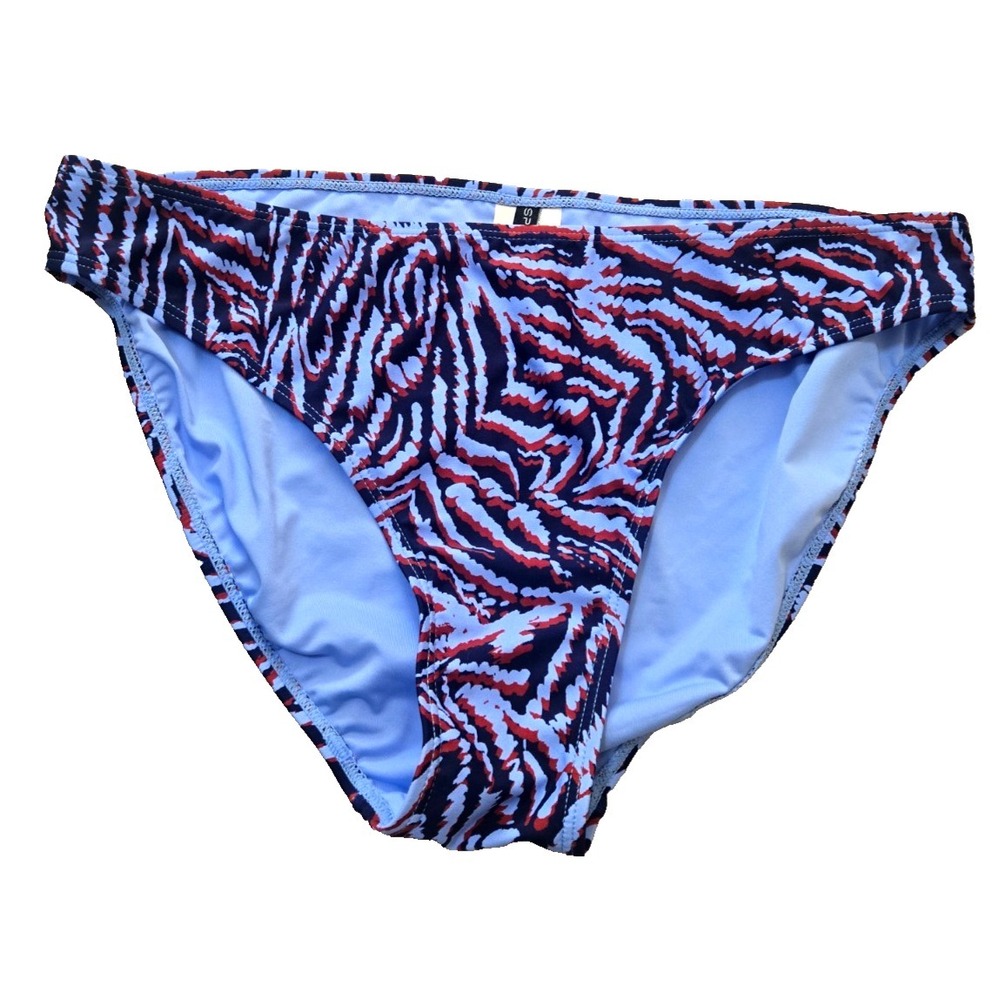 Spyder Women's Bikini Bottom Size L Blue/Red Multi NWOT